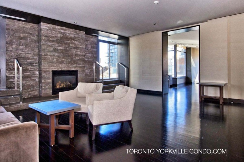 Common room at 18 Yorkville