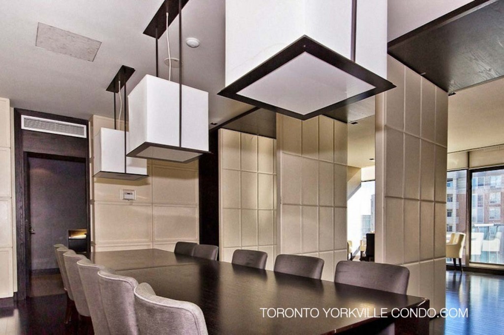 Conference room at 18 Yorkville condos