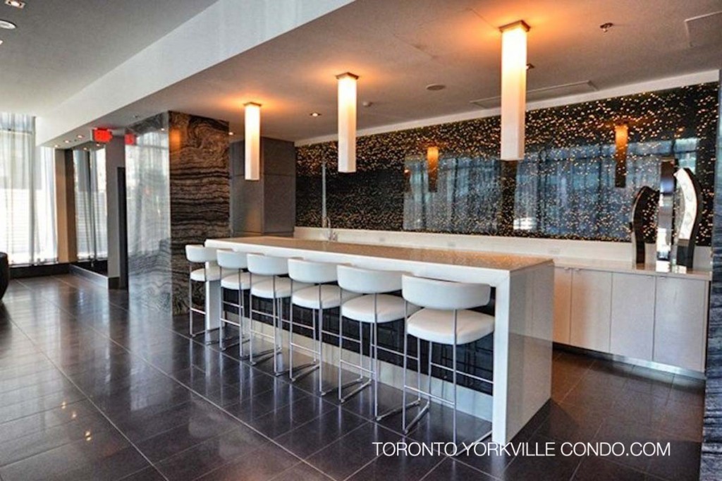 Party Room at Couture the Condominium 28 Ted Rogers Way