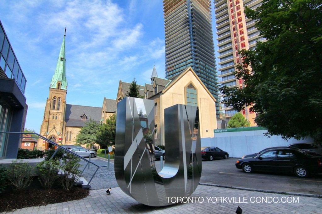 U Condos located beside St Basil's Church at the U of T